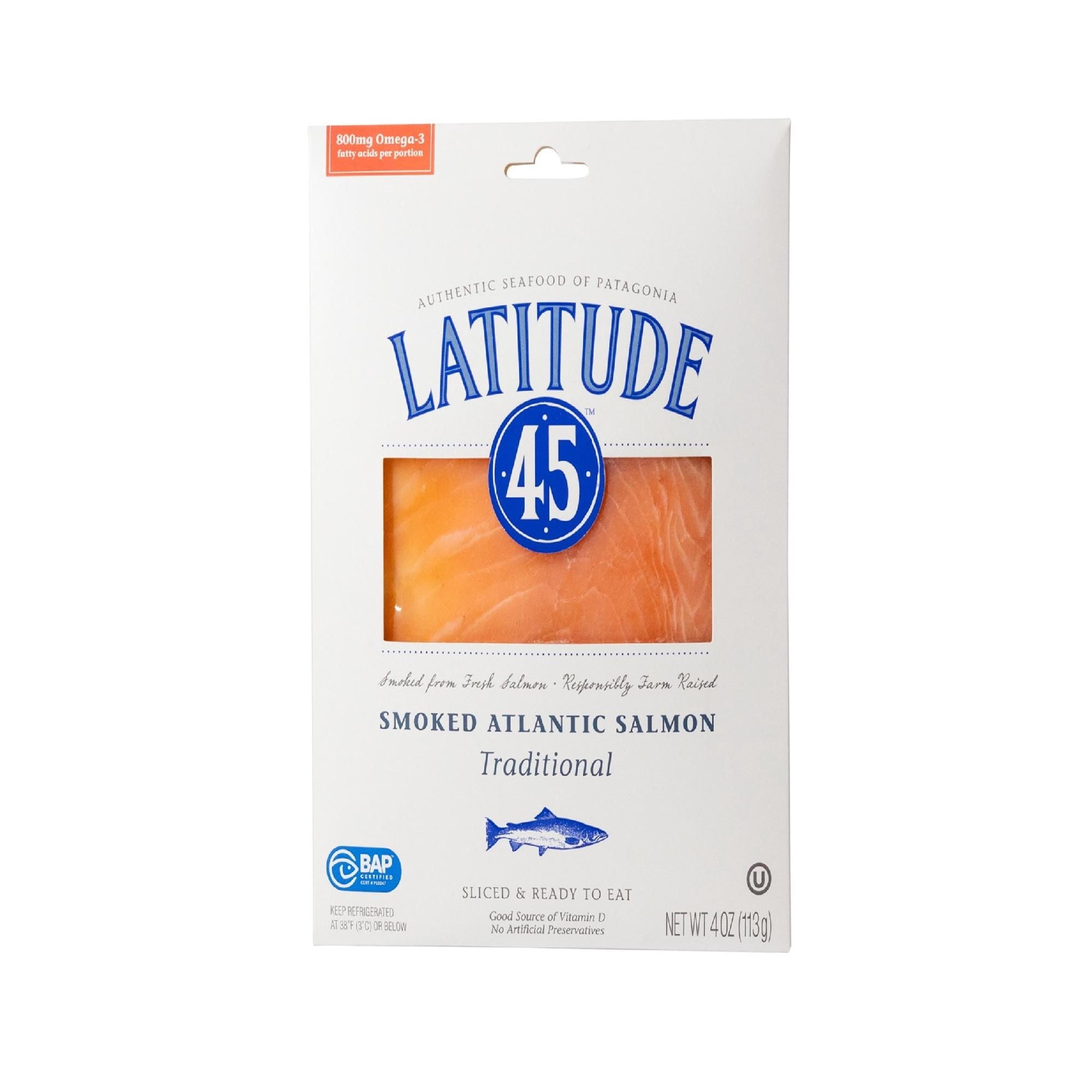 Slice De Salmón Ahumado En Frio 113 g Latitude 45
