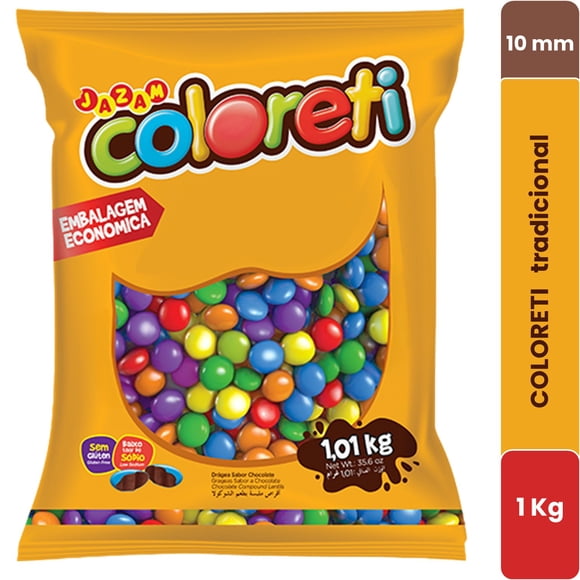 Chocolates Coloreti Tradicional Bolsa 1 K Chubi Torta