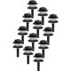 thumbnail image 1 of Luz de sendero Paradise Herbs 14 cm 4 W negro (12 unidades), 1 of 6