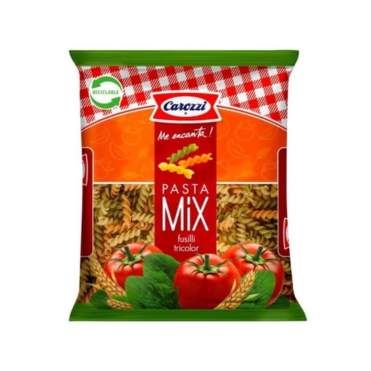 Fideo Pasta Mix Fusilli Tricolor Bolsa 400 g Carozzi