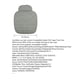 thumbnail image 5 of Juego de 2 fundas para asiento de coche Suninbox de 48 cm gris en lino, 5 of 8