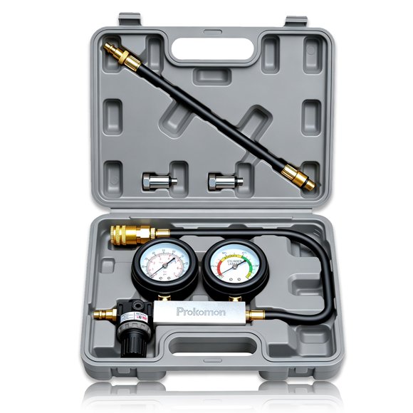 Kit probador de fuga de cilindros Prokomon 4 piezas gris