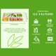 thumbnail image 3 of Bandejas escolares desechables Vplus, 100% compostables, platos de papel con 5 compartimentos, paquete de 100, 3 of 7