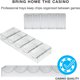 thumbnail image 3 of Brybelly 10 Clear Acrylic Poker Chip Trays for Standard Size Chips, 3 of 3