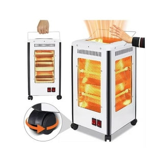 Kaimeidi - Calefactor Cuarzo Eléctrico 5 Lados 2000W Portátil Hogar