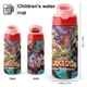 thumbnail image 2 of Akedo UltimateBotella de Agua con Tapa Pop Top de Un Toque, Acero Inoxidable, a Prueba de Fugas, para Deportes, Botella Infantil rosa 12 oz, 2 of 6