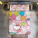 thumbnail image 1 of Hello Kitty Balloon 3 Pieces Duvet Cover Set Full Size Super Soft Fade Resistant Microfiber, 1 of 4