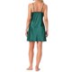 thumbnail image 3 of INSPIRE CHIC Camisón Mini de Satén para Mujer con Encaje, Vestido de Dormir con Almohadillas para el Pecho Incorporadas y Tirantes Ajustables S Verde Oscuro, 3 of 6