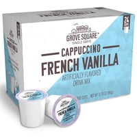 Cappuccino Pods Grove Square French Vanilla 24 Porciones Individuales