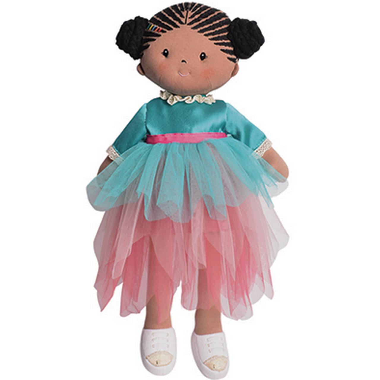 Tikiri - Muñeca Trapo Kessie Con Vestido 38 Cm