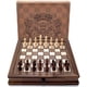 thumbnail image 4 of Juego de ajedrez AMEROUS magnético de madera con tablero de nogal, 32 piezas, 4 of 8
