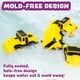 thumbnail image 4 of Bath Toys Tub Works, camiones de construcción, sin moho, paquete de 6, 4 of 9