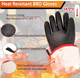 thumbnail image 4 of 500°c Guantes Alta Temperatura Belug Cocina Hornos Asado Parrilla, 4 of 5