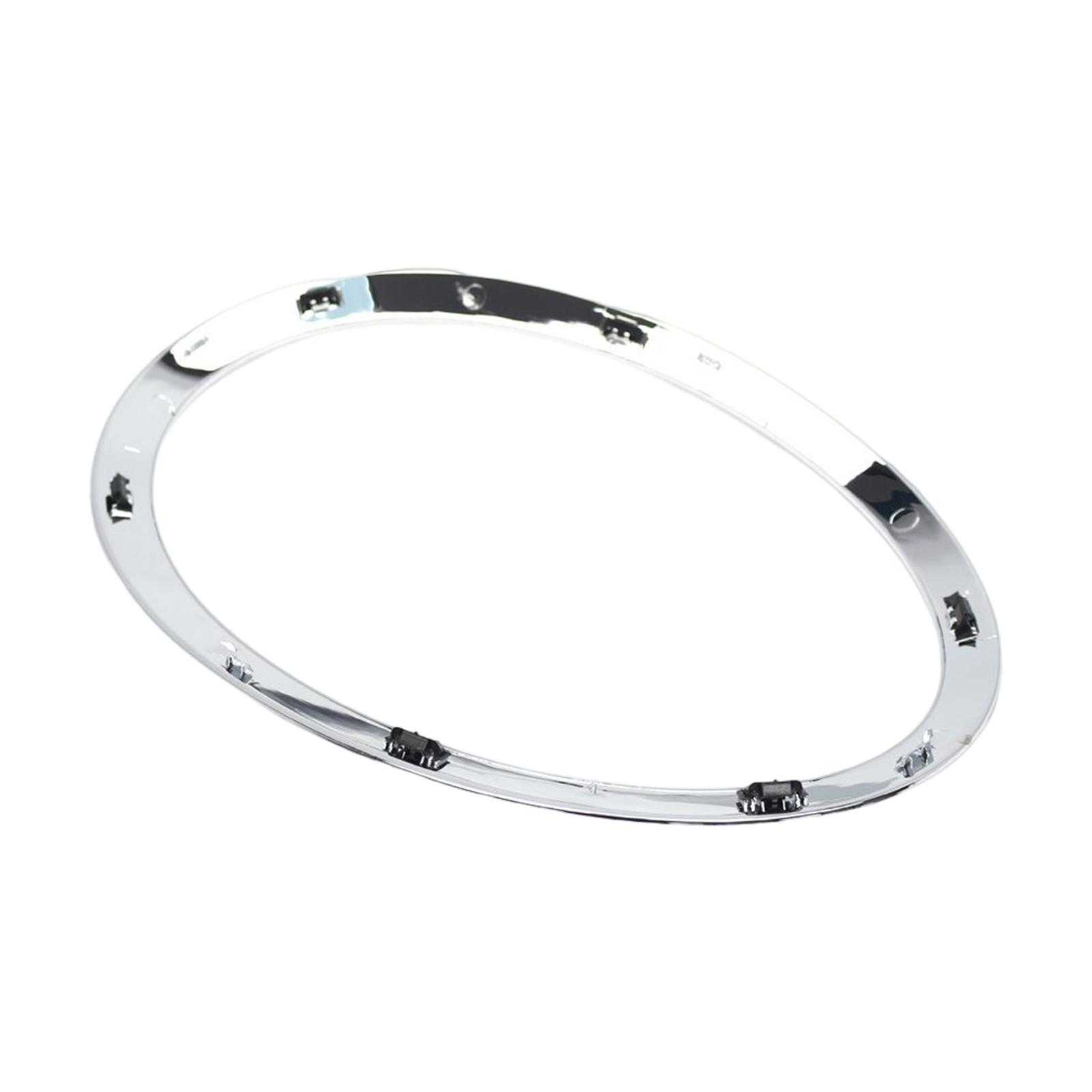 Magideal - Bisel De Faros Accesorio De Decoración Para Automóvil Cubierta Protector De Aro De Faro Material Resistente Función De Reemplazo Adecuado Para Mini Izquierda