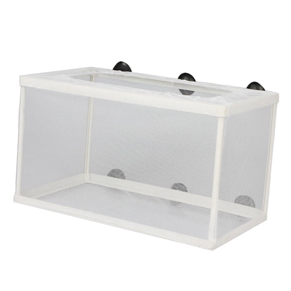 Fish Breeder Box Red De Aislamiento De Cría De Acuario Para Recién Nacidos Fry Guppy