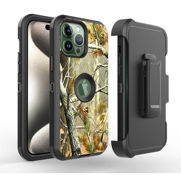 Funda Fastsun 14 Pro Max Camo Defender para iPhone