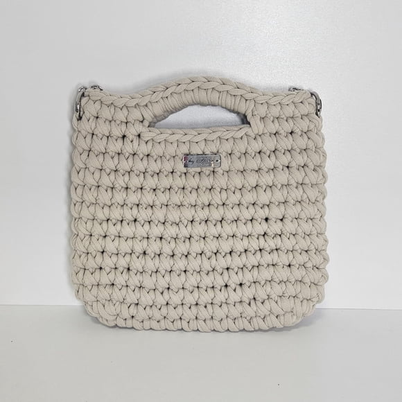 Cartera Fiesta Serena a Crochet Beige
