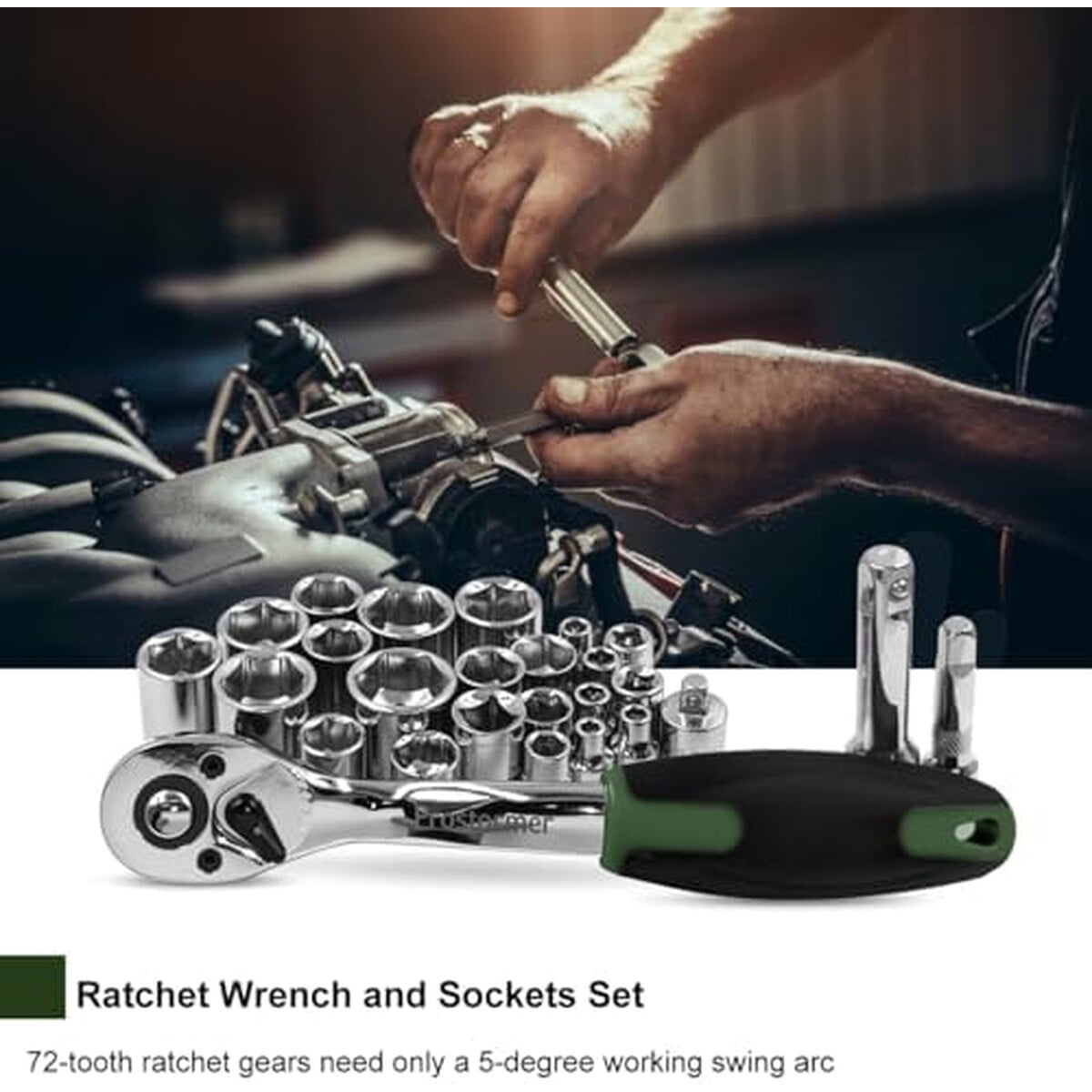 Kit Herramientas Prostormer 259 Piezas Acero Crv Hogar