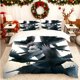 thumbnail image 1 of Golden-Eyed Raven Printed Duvet Cover Set Includes a Soft Duvet Cover and 2 Pillowcases Suitable for All Seasons Ideal for Home Bedrooms and Guest Rooms a Perfe, 1 of 1