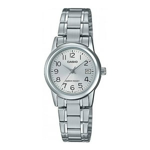 Reloj Analogo Plateado Casio Ltp-V002D-7B