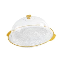 Magideal - Plato Abovedado Para Pastel, Plato Para Servir Postre, Vajilla, Soporte De Exhibición De Pastelería, Plato Para Pastel Para Hotel, Cumpleaños, Cocina, M