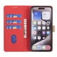 thumbnail image 3 of Funda Cartera con Bloqueo RFID para Motorola Moto Thinkphone 25 con Ranuras y Soporte Rojo, 3 of 5