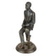 thumbnail image 3 of Figura de Obama Sentado 20 cm en Poliresina con Acabado Bronceado, 3 of 7