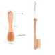 thumbnail image 3 of Cepillo de limpieza facial de madera con cerdas naturales y mango de madera, limpiador facial que elimina puntos negros, exfoliante nasal y cuidado facial, paquete de 2, 3 of 6