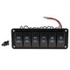 thumbnail image 1 of Panel de interruptor de reinicio basculante de 6 bandas, disyuntor de 12/24V, para barco y coche, 1 of 3