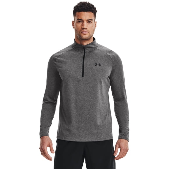 Under Armour Tech 2.0 para hombre, medio cierre, gris Pitch, XXL