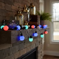 Genérico - Guirnalda Luces Con12 Focos De Navidad Multicolor 5M