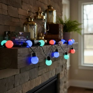 Genérico - Guirnalda Luces Con12 Focos De Navidad Multicolor 5M