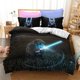 thumbnail image 1 of Cartoon Yoda Bedding Set,Fantasy Film Quilt Cover,Bedroom Decora Duvet Cover,Children's gifts Bed Sheets, 1 of 5