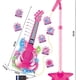 thumbnail image 2 of Guitarra Rosada Con Microfono Pedestal, 2 of 2