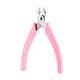 thumbnail image 4 of Alicates para decoración de uñas, tijeras para decoración de uñas, mango de goma, alicates multiusos para quitar cutículas y uñas, para salón, Spas en Rosa, 4 of 5
