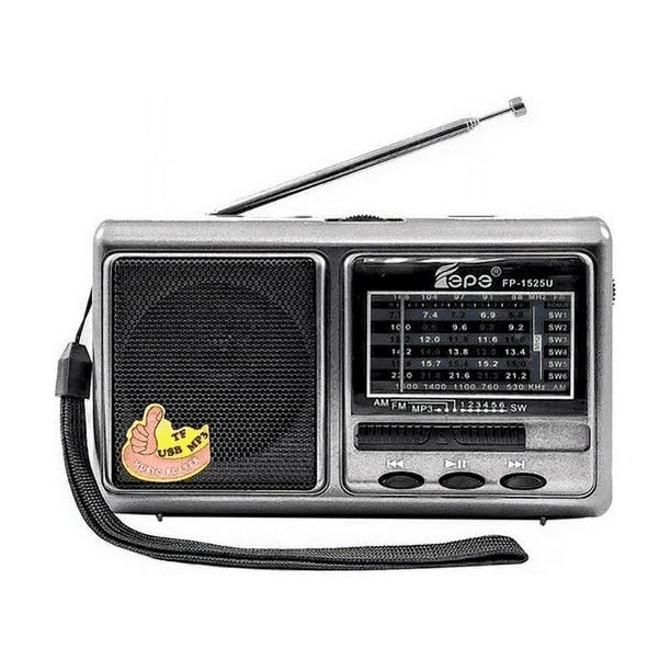 Radio Recargable 8 Bandas Mp3 Usb Aux Parlante