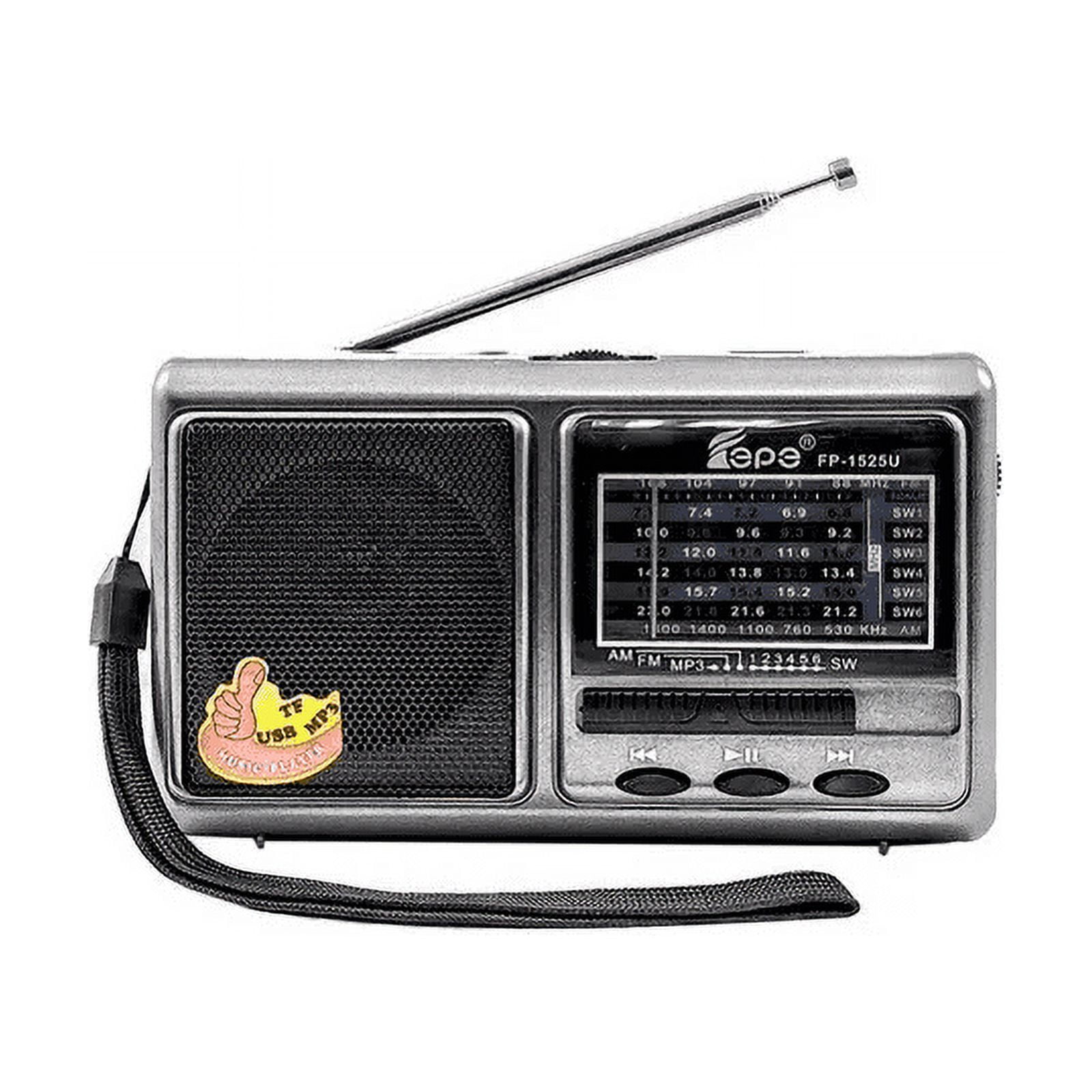 Genérico - Radio Recargable 8 Bandas Mp3 Usb Aux Parlante