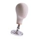 thumbnail image 1 of Cabeza De Bloque De Lona Estable Con Soporte De PVC Cabeza De Maniquí Para Sombrero Joyerías Peluca Plata, 1 of 5