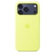 thumbnail image 3 of Funda de silicona Apple para iPhone 17 Pro Max con MagSafe, color amarillo neón, 3 of 3
