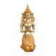 thumbnail image 1 of Figura De Buda Tailandesa, Escultura De Resina, Estatua De Buda Para Mueble, Mesa, Hogar, Color Dorado, 1 of 3