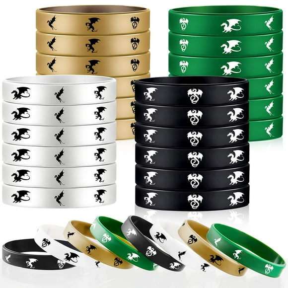 Pulseras de goma Skylety Dragon Party Favors 48 piezas
