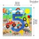 thumbnail image 3 of Tarjeta de cumpleaños Twizler Monster Trucks 5 años, 3 of 7
