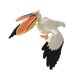 thumbnail image 4 of miniatura animales pájaros modelo estatuilla estatua scupltue juguete pelícano 1, 4 of 5