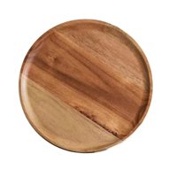 Magideal - Bandeja De Madera Para Servir, Plato De Madera, Herramienta De Cocina, Plato Para Servir De Madera, Bandeja Para Mesa De Té Y Café Para Té, Ensalada,