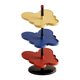 thumbnail image 1 of Zapatero Vertical De Esquina, Organizador De Almacenamiento Para Apartamento, Dormitorio, Entrada, 3 Niveles, Azul, Amarillo Y Rojo, 1 of 5
