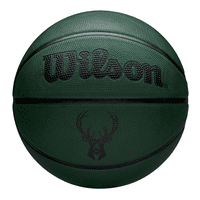 Balón Basketball Wilson Nba Team Tribute Solid Milwaukee Bucks Tamaño 7