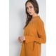 thumbnail image 5 of Vestido Mini Liso con Escote en V y Manga Larga, 5 of 5