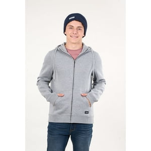 Polemic - Poleron Franela Classic Full Zipper Gris Claro Wi7399