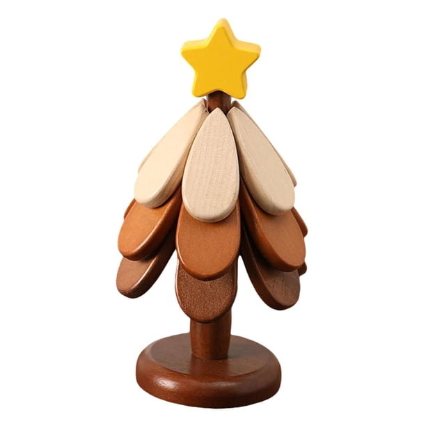 Juego de salvamanteles de madera, posavasos para tazas, mantel individual, protección de mesa, decoración del hogar, salvamanteles con forma de árbol Estrella