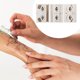 thumbnail image 4 of Unique Bargains Navidad 3 Piezas Tatuajes Falsos Impermeables para el Rostro Tatuaje Temporal para Adultos Tono Dorado, 4 of 5